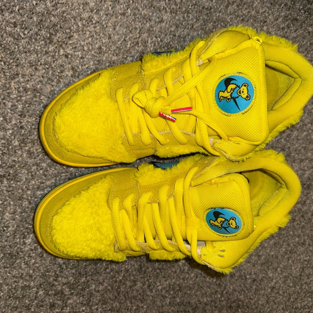 Grateful Dead Nike SB Dunks Yellow 10